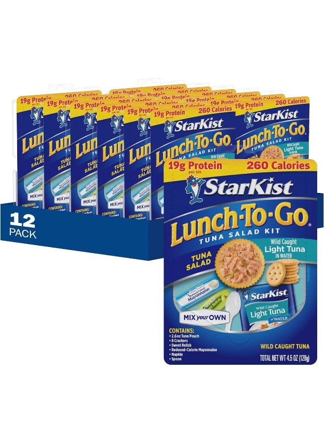 StarKist Lunch To-Go Chunk Light Pouch - Mix Your Own Tuna Salad - (Packaging 4.1 Ounce (Pack of 12) - Image 1